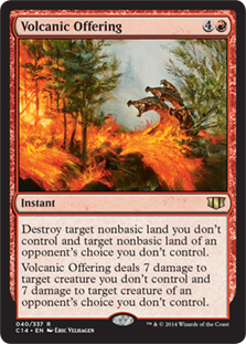 火山の捧げ物/Volcanic Offering》[C14] 赤R | 日本最大級 MTG通販