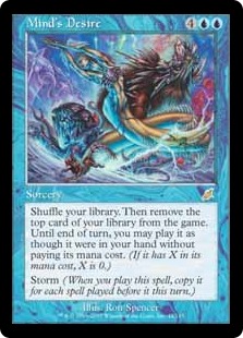 精神の願望/Mind's Desire》[SCG] 青R | 日本最大級 MTG通販サイト