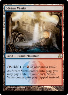 Foil】《蒸気孔/Steam Vents》[EXP] 土地R | 日本最大級 MTG通販サイト