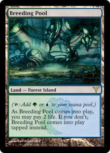 ダブルレインボウ・Foil】(399)□旧枠□《繁殖池/Breeding Pool