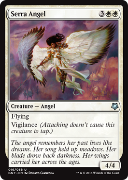 □黒枠□《セラの天使/Serra Angel》[4EDBB] 白U | 日本最大級 MTG通販