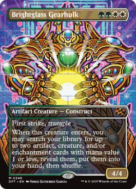 Foil】(191)□プレリリース□《輝晶の機械巨人/Brightglass Gearhulk