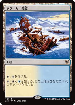243)《アダーカー荒原/Adarkar Wastes》[DMU] 土地R | 日本最大級 MTG