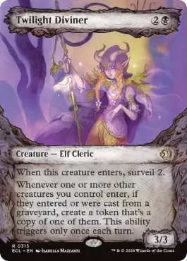 Foil】(122)《黄昏の占者/Twilight Diviner》[ECL] 黒R | 日本最大級