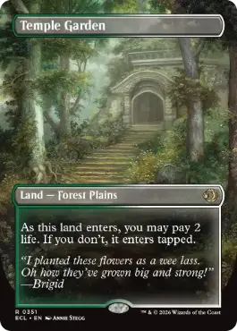 MTG 寺院の庭 FOIL 英語版 ZEN EXP Foil】《寺院の庭/Temple Garden