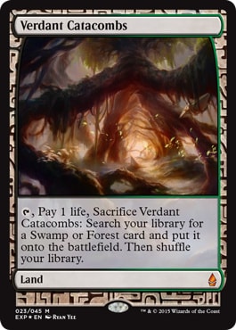 Foil】《新緑の地下墓地/Verdant Catacombs》[EXP] 土地R | 日本最大級