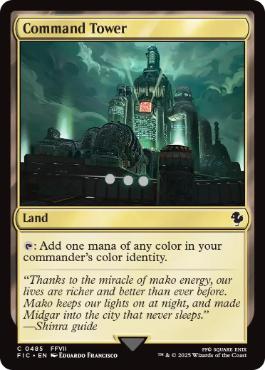 485)《統率の塔/Command Tower》[FIC] 土地C | 日本最大級 MTG通販