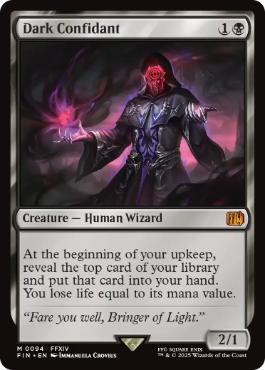 Foil】(094)《闇の腹心/Dark Confidant》[FIN] 黒R | 日本最大級 MTG