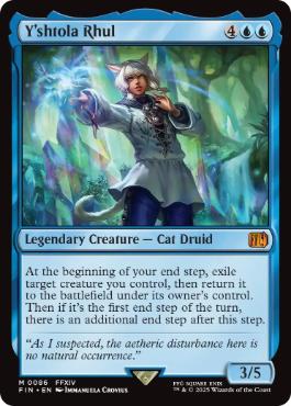 086)《ヤ・シュトラ・ルル/Y'shtola Rhul》[FIN] 青R | 日本最大級 MTG