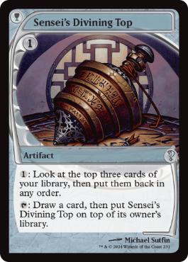 Foil】(231)《師範の占い独楽/Sensei's Divining Top》[MB2] 茶U