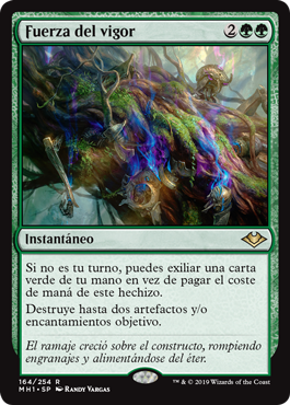 164)《活性の力/Force of Vigor》[MH1] 緑R | 日本最大級 MTG通販