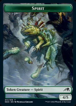011)《スピリットトークン/Spirit Token》[NEO] 緑 | 日本最大級 MTG