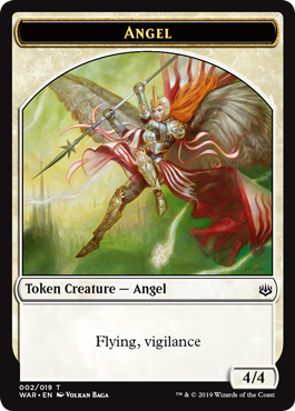 002)《天使トークン/Angel token》[WAR] 白 | 日本最大級 MTG通販