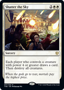 037)《空の粉砕/Shatter the Sky》[THB] 白R | 日本最大級 MTG通販