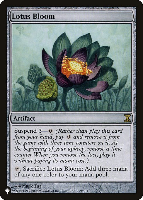 Foil】(411)《睡蓮の花/Lotus Bloom》(BOXプロモ)[TSR-P] 茶 | 日本