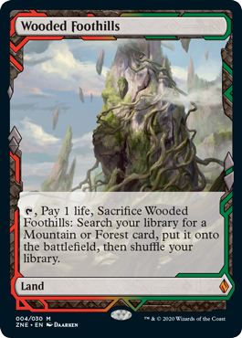 004)《樹木茂る山麓/Wooded Foothills》[ZNE] 土地R | 日本最大級 MTG