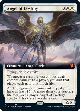 002)《運命の天使/Angel of Destiny》[ZNR] 白R | 日本最大級 MTG通販