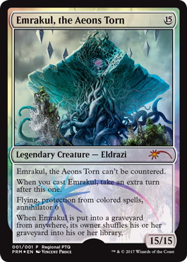 Foil】《引き裂かれし永劫、エムラクール/Emrakul, the Aeons Torn