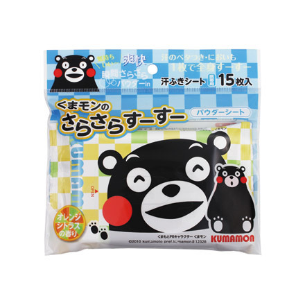 くまモン / くまモンのさらさらすーすーシート オレンジシトラスの香り