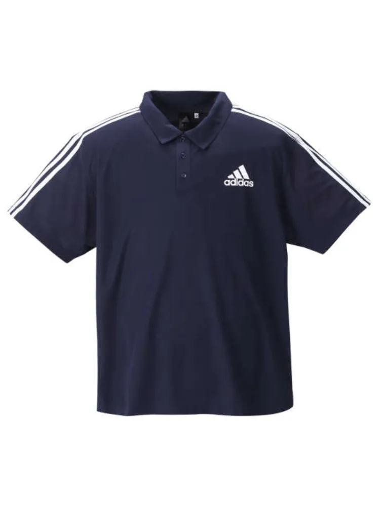 ブラック 【adidas(アディダス)】半袖ポロシャツ ＊カタログ商品