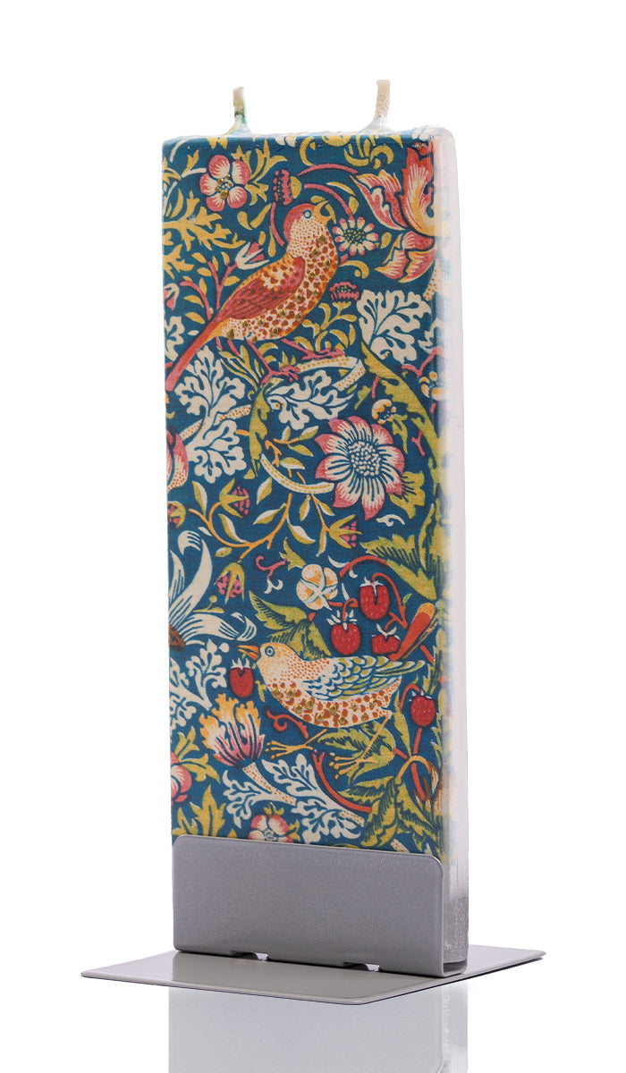 William Morris - Strawberry Thief Flatyz Candle Flowers | Flatyz
