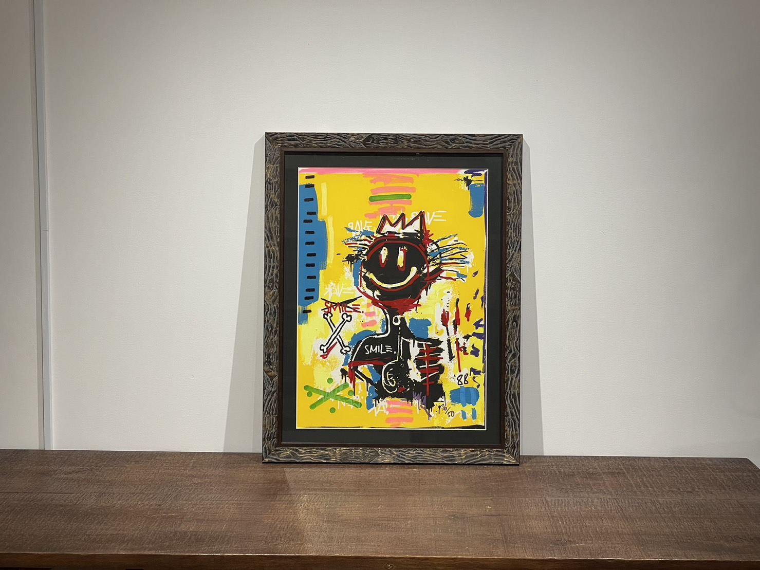 ジャン＝ミシェル・バスキアさんの作品をオーダー額で額装 - フレミア