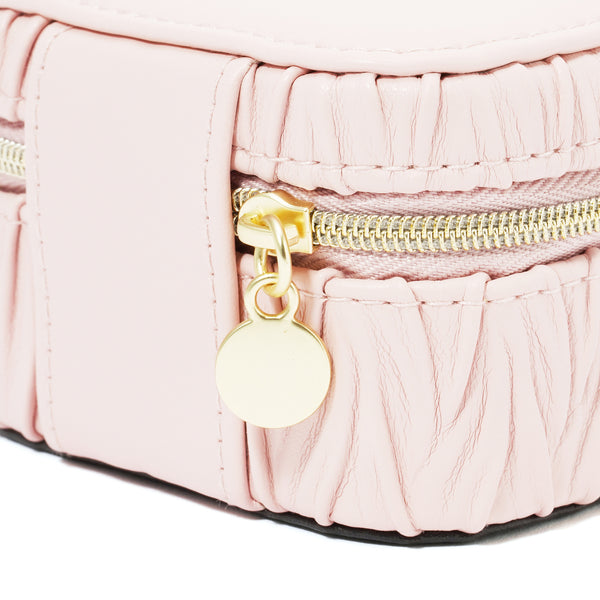 エンボス トラベルジュエリーボックス S ピンク | Francfranc（フラン