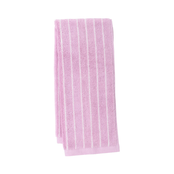 抗菌やわらか ストライプ フェイスタオル ピンク | Francfranc（フラン