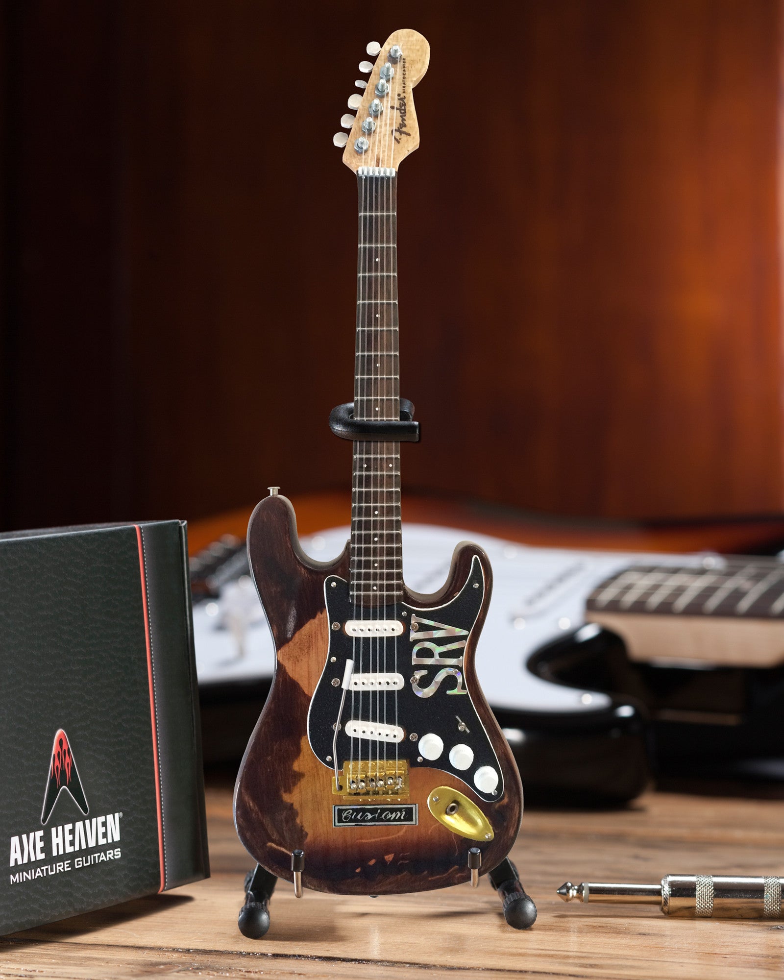 Official Stevie Ray Vaughan Distressed SRV Custom Mini Fender