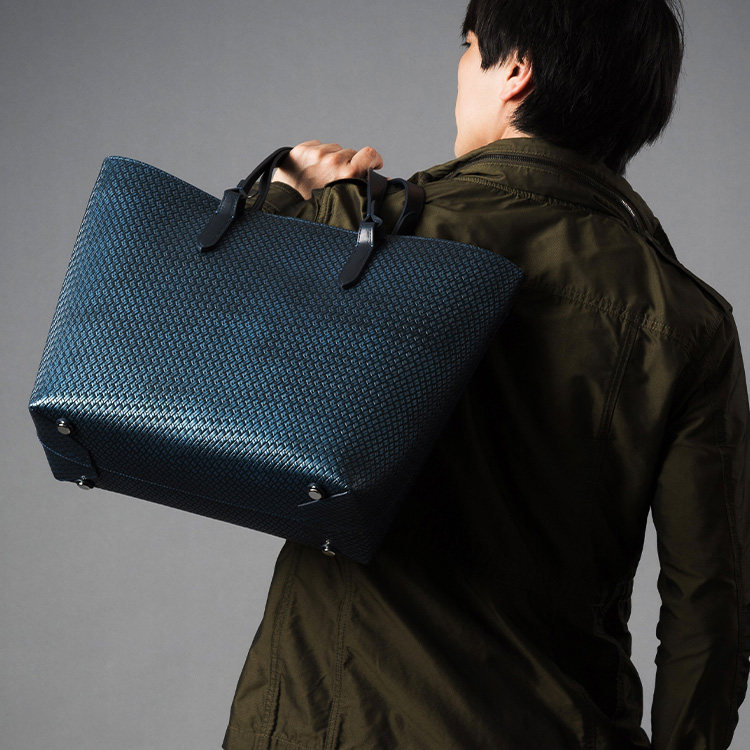 二宮五郎商店】アジログレイン(R)トートバッグ Capri Azzurra | 藤巻百貨店