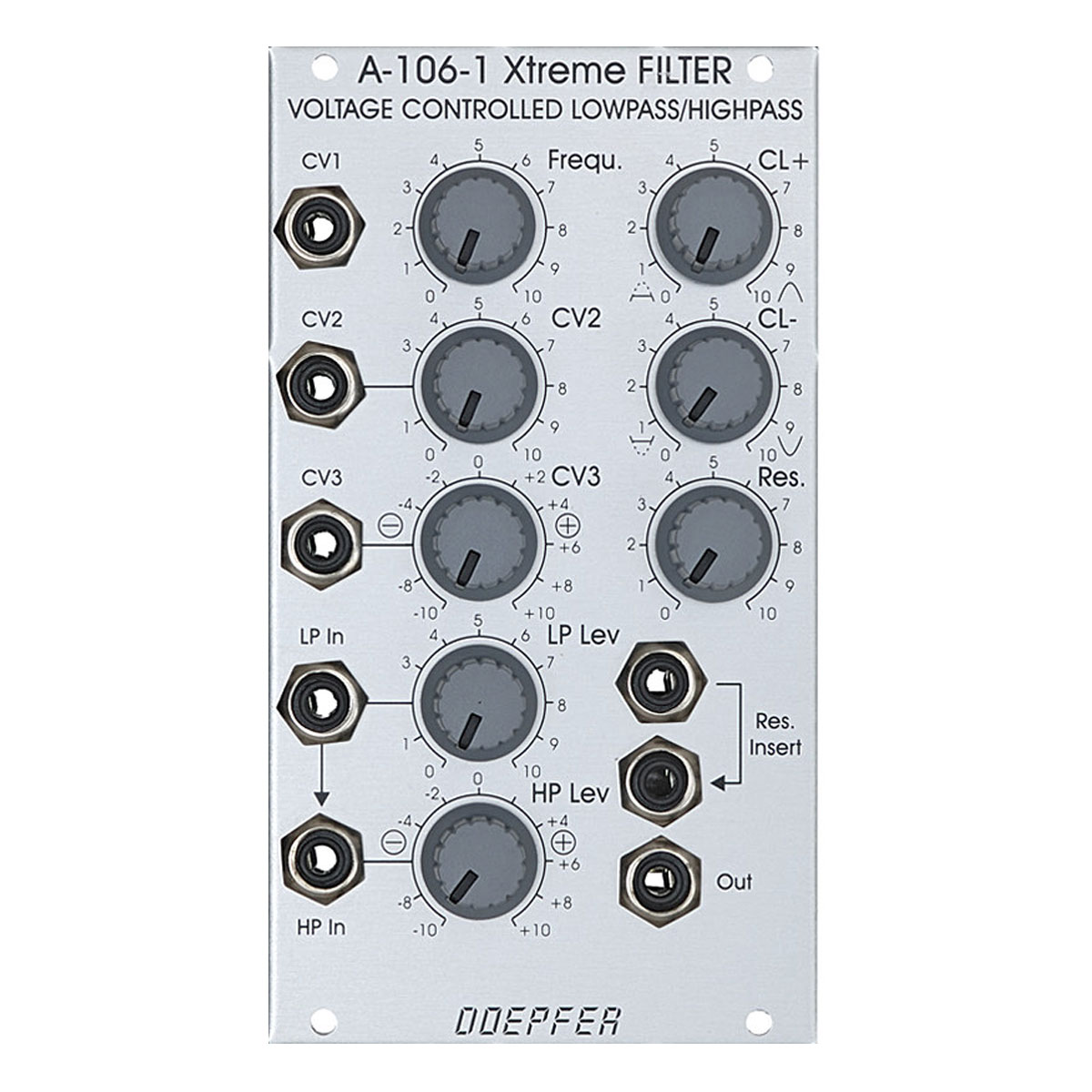 A-106-1 Xtreme FILTER VOLTAGE CONTROLLED LOWPASS/HIGHPASS - A-100