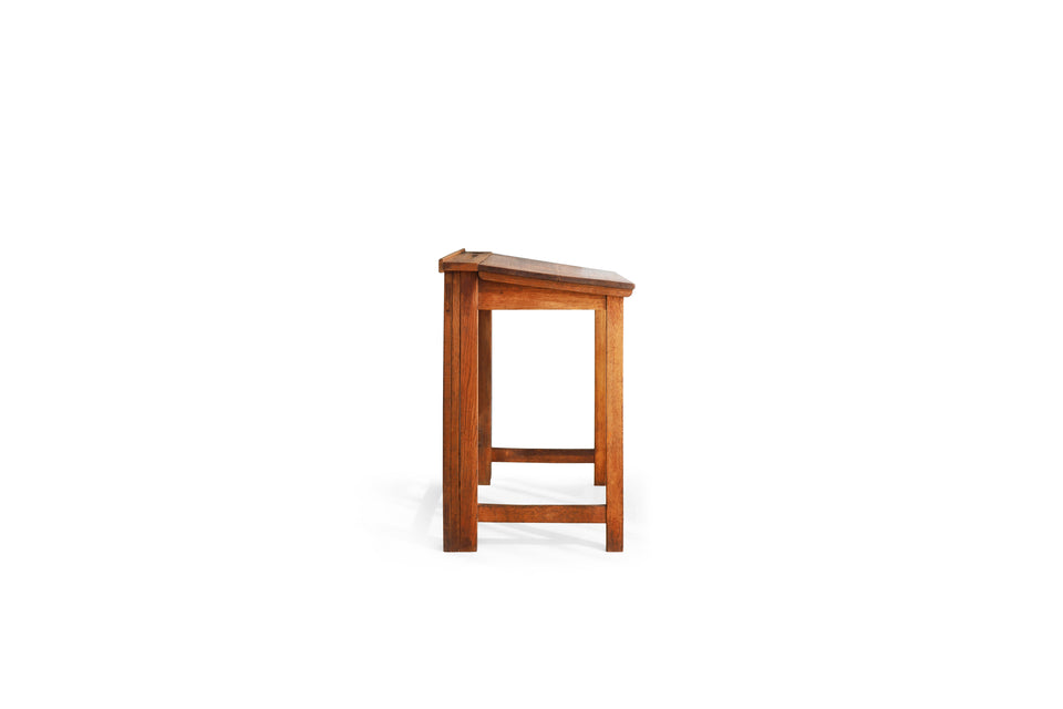 イギリスヴィンテージ 折りたたみ スクールデスク 学校机 シャビー