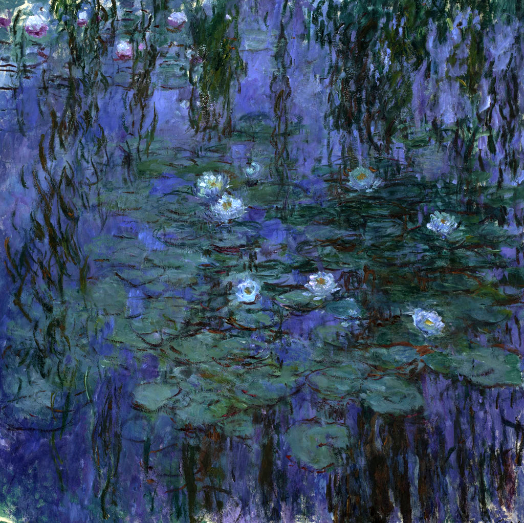 クロード・モネ 「青睡蓮」の画像 - ジーソザイ