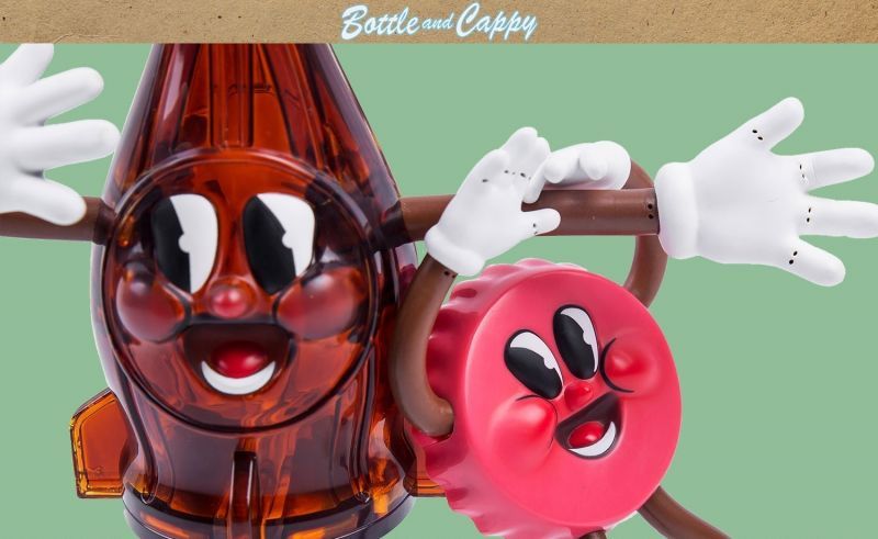 Fallout Bottle and Cappy フィギュアセット - Game Station Online