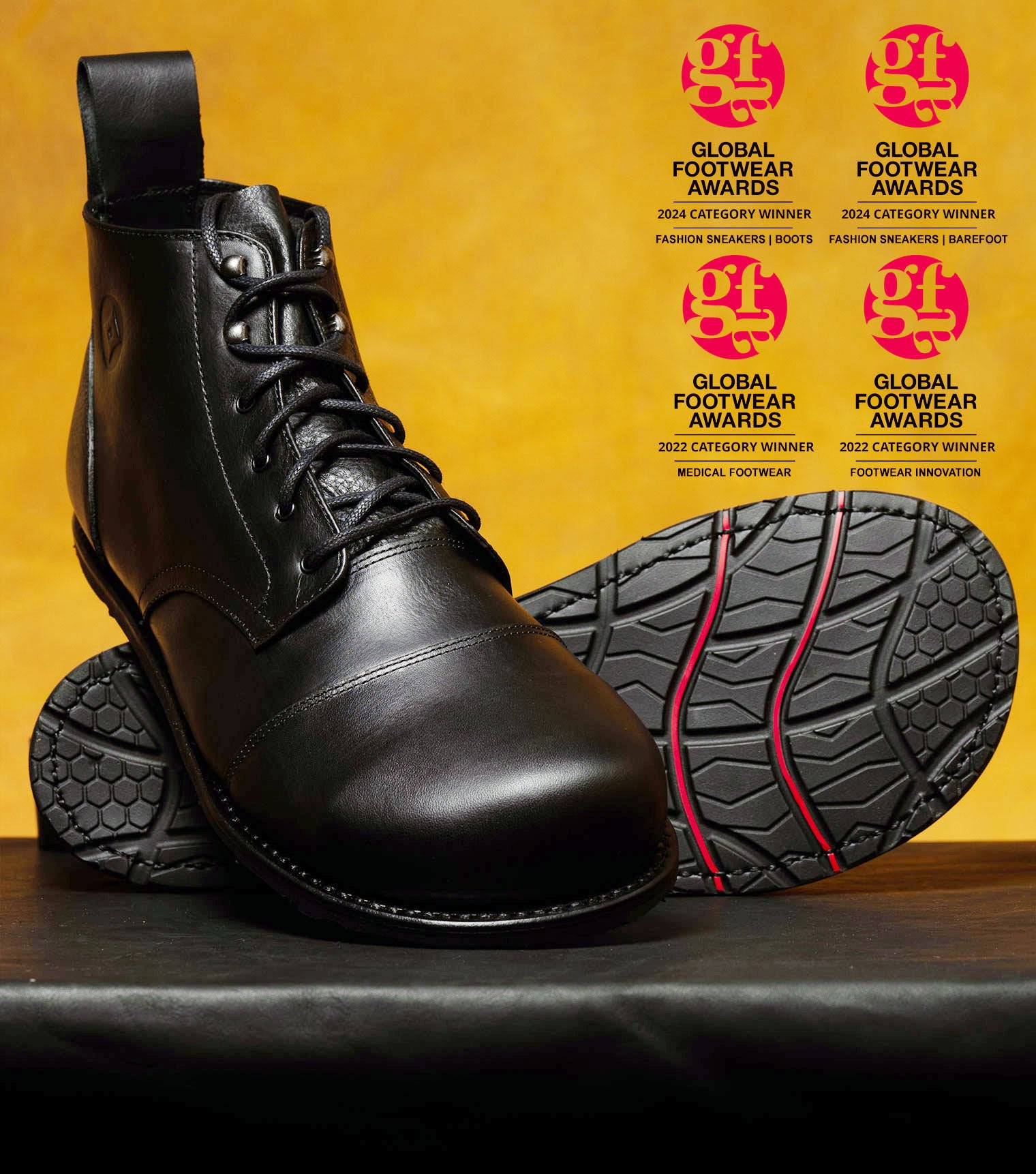 Goodyear welted barefoot carpenter's safety boot | Gaucho Ninja