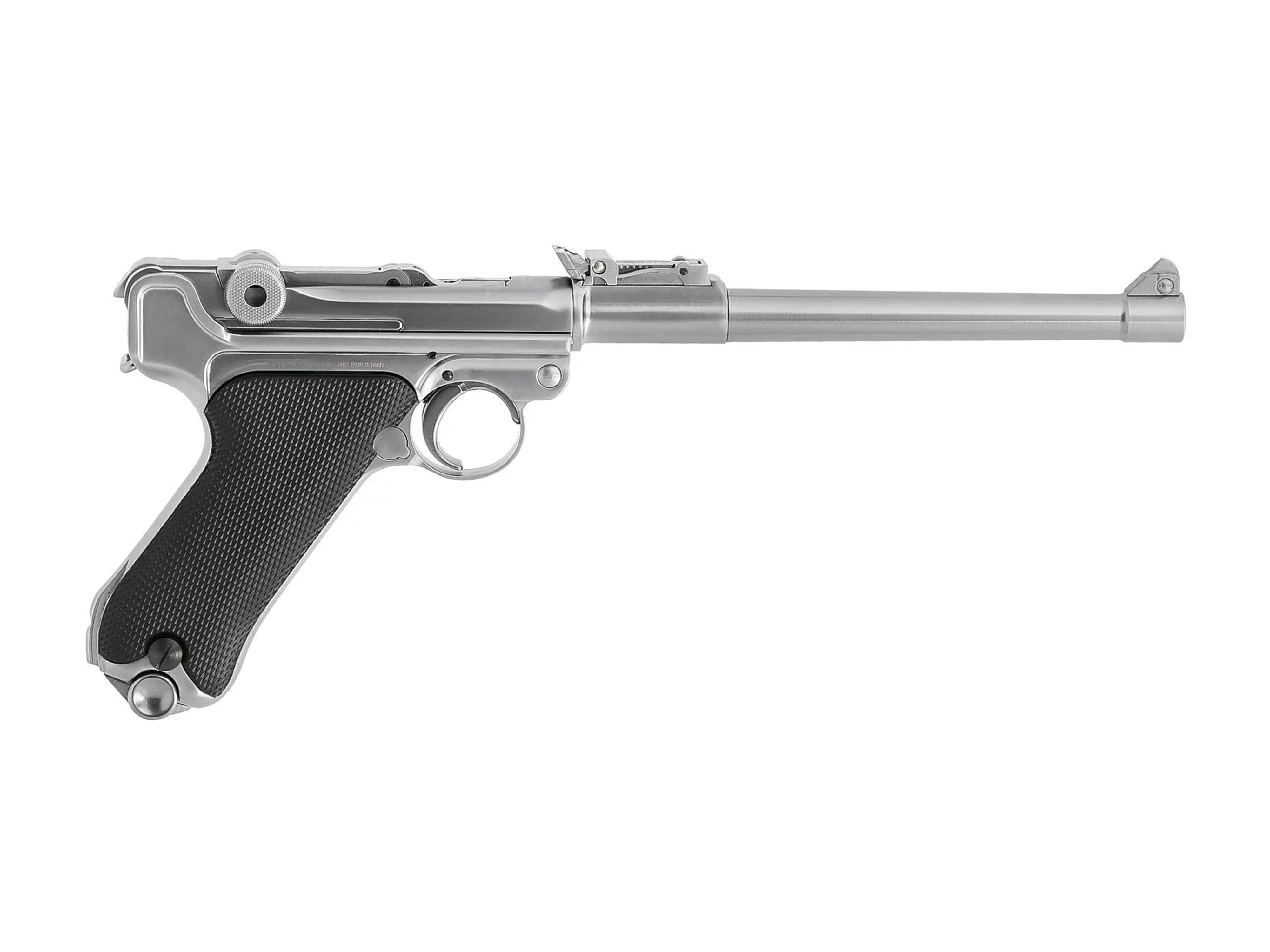 WE ルガー LUGER P08 8インチ ガスブローバック ハンドガン メタル