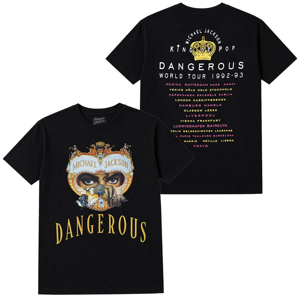MICHAEL JACKSON Dangerous Tour Tシャツ | GEEKHEAD