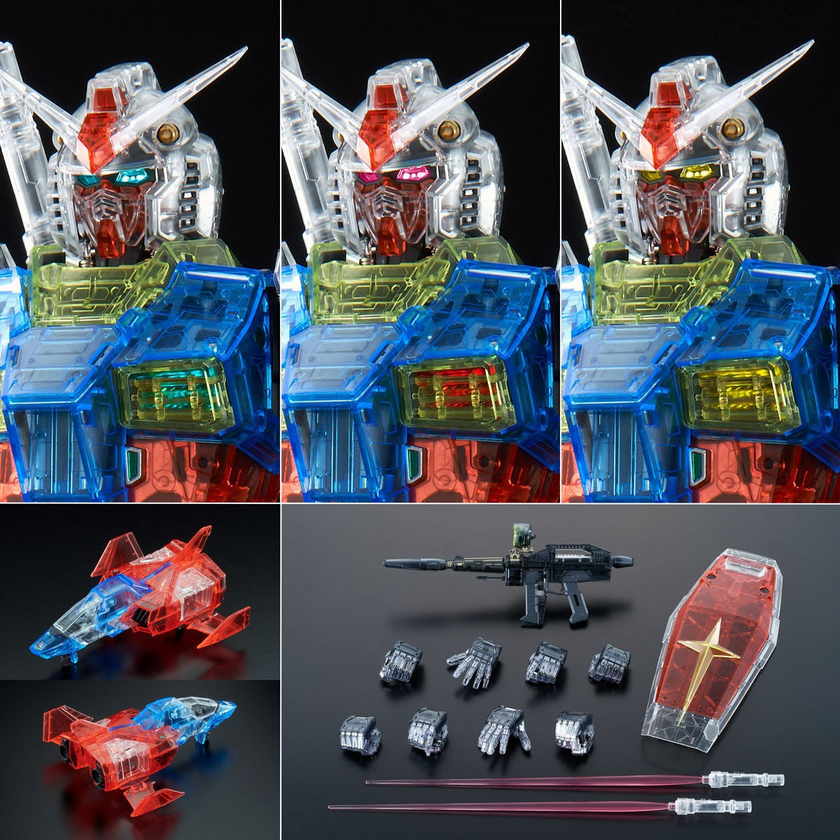 PG Unleashed 1/60 RX-78-2 Gundam Clear Color Body - 4573102614063