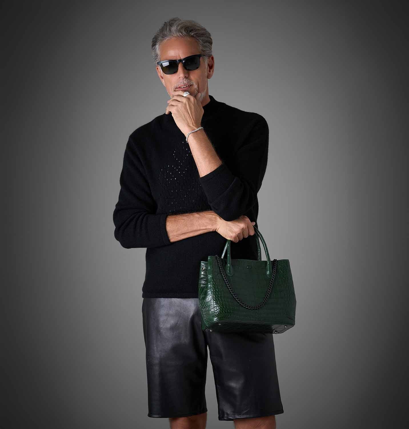 完売】PREMIUM CROCO LOUNGE TOTE GREEN – GOOD4THREE