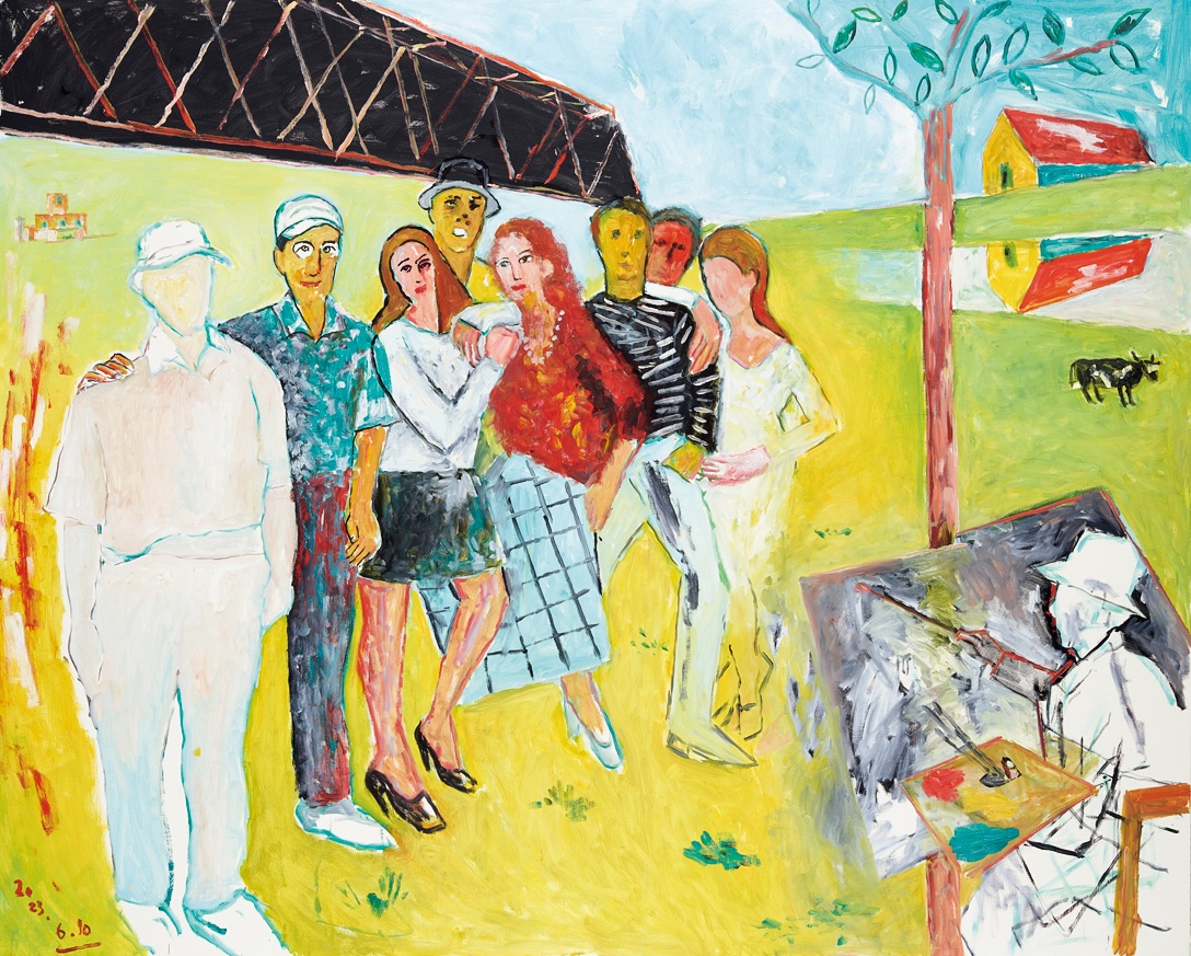 横尾忠則88歳の現在地。新作油彩画約60点が並ぶ展覧会が世田谷美術館で