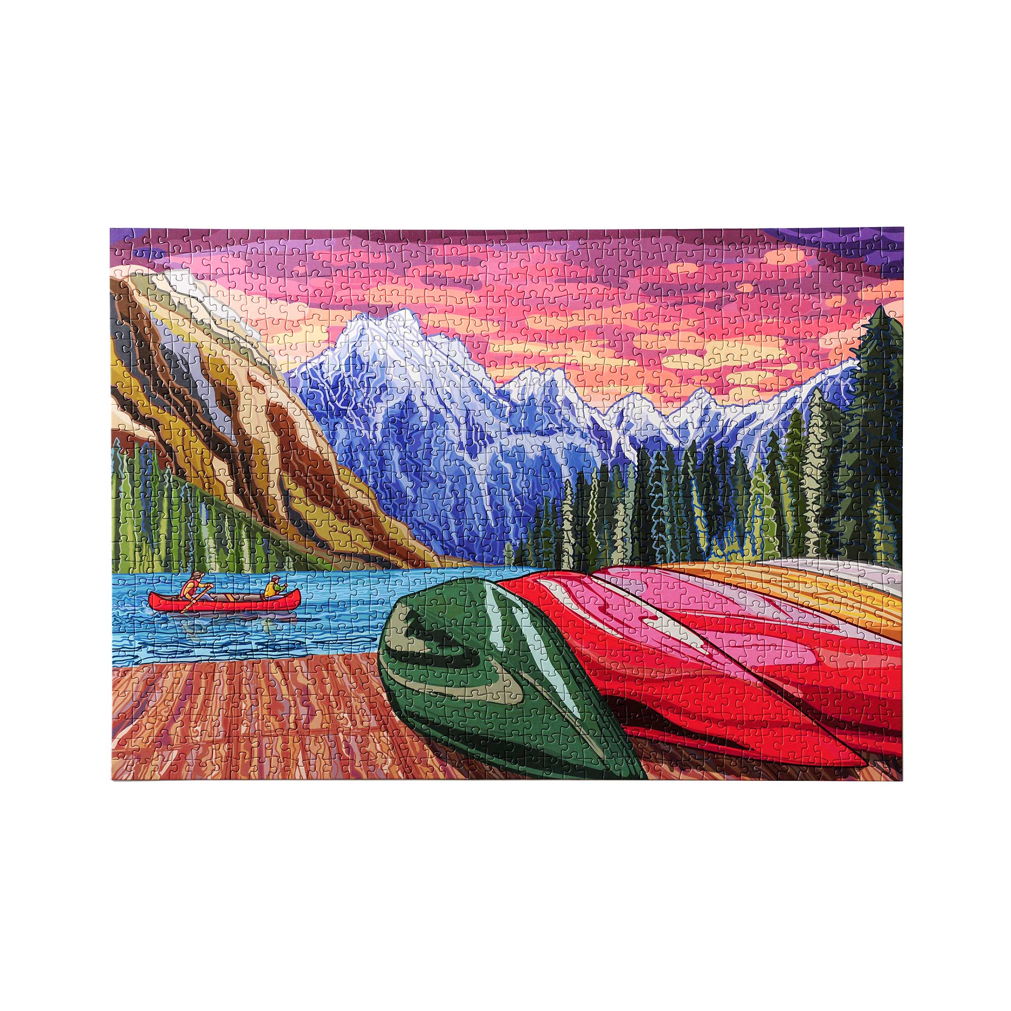 Sunset Paddle 1000 Piece Puzzle | Outside Inside Games – GSI Outdoors