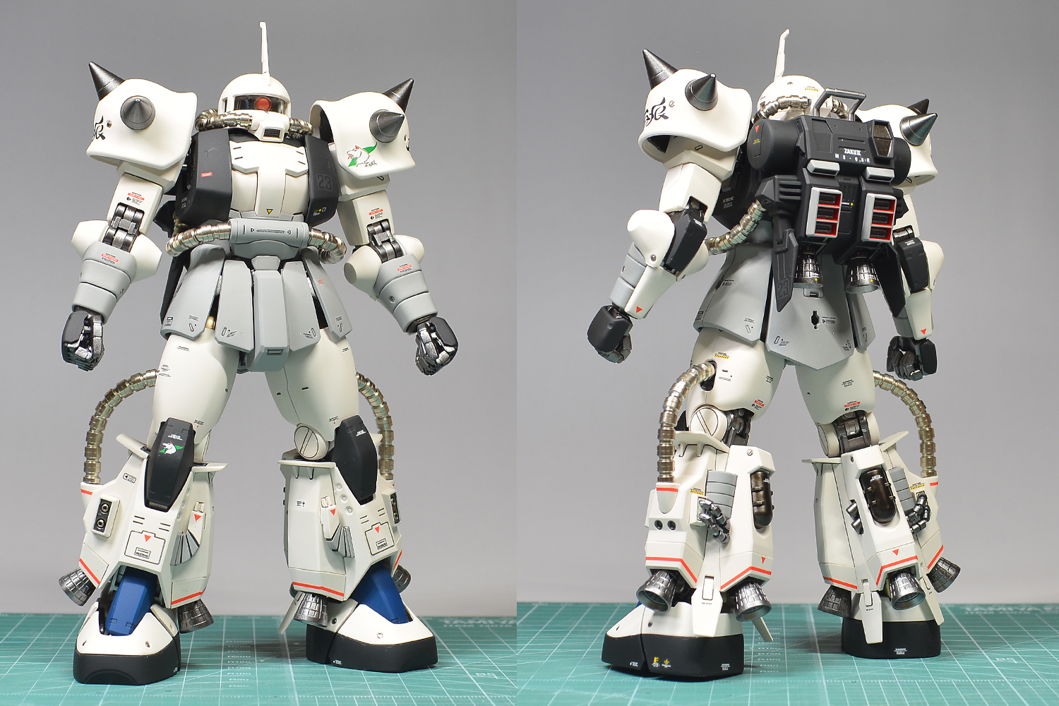 MG シン・マツナガ専用ザクⅡ（カスタムタイプ）の製作② 塗装その2