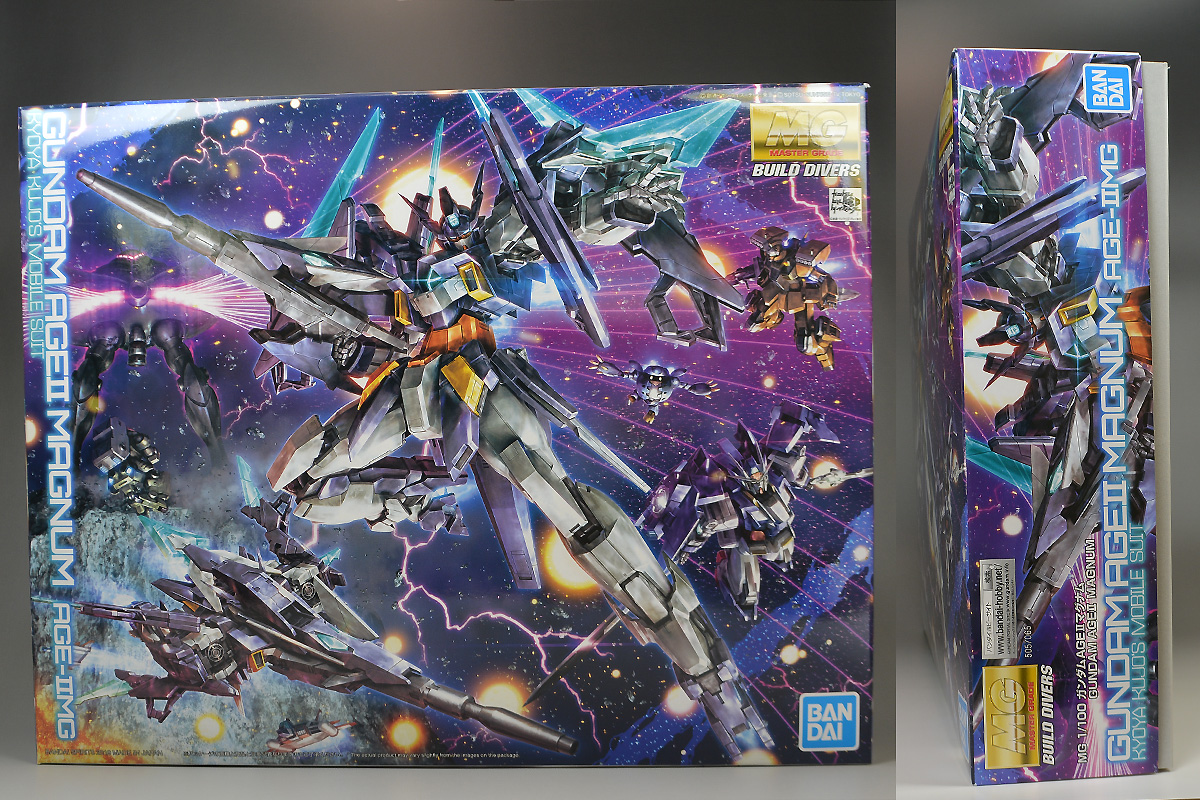 MG ガンダムAGEIIマグナムのパッケージ・ランナー レビュー | ガンダム