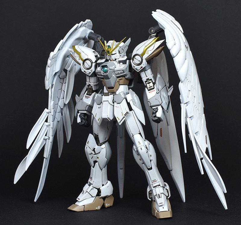RG ウイングガンダムゼロEW＆ドライツバーク 塗装済み完成品 レビュー