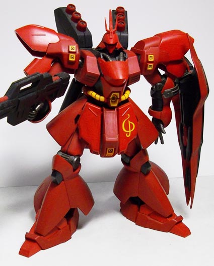 HGUC・サザビーの製作・作り方。取説不要なほどに解説。ガンプラ120%!