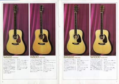 ブルーベル アコースティックギターカタログ 1976