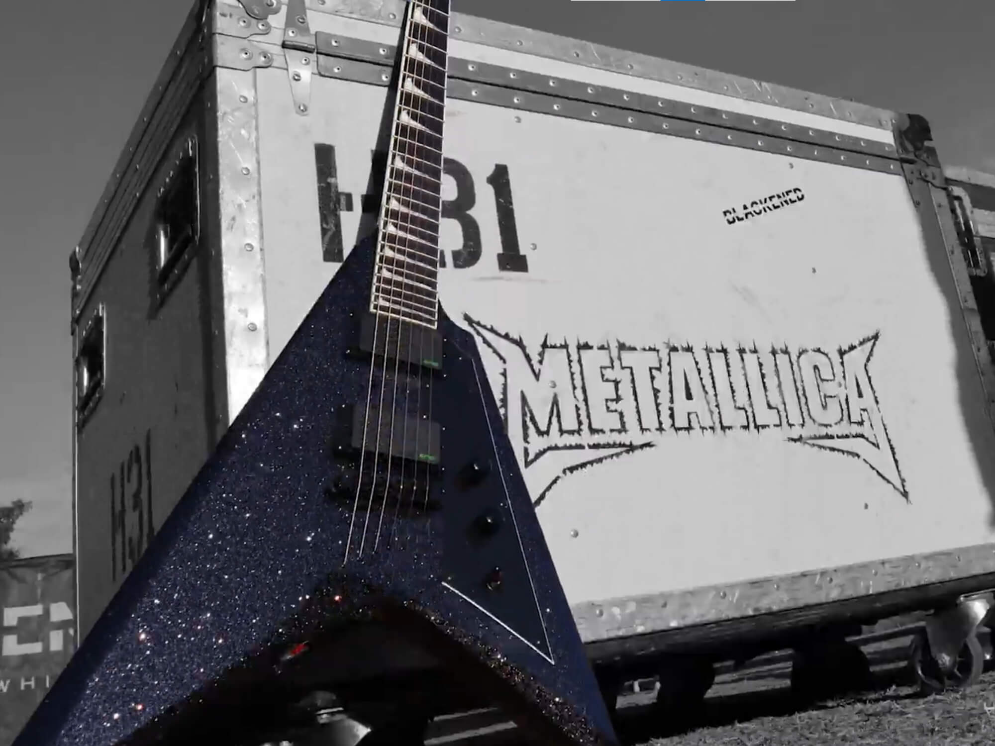 ESP finally introduces Kirk Hammett LTD KH-V electric guitar