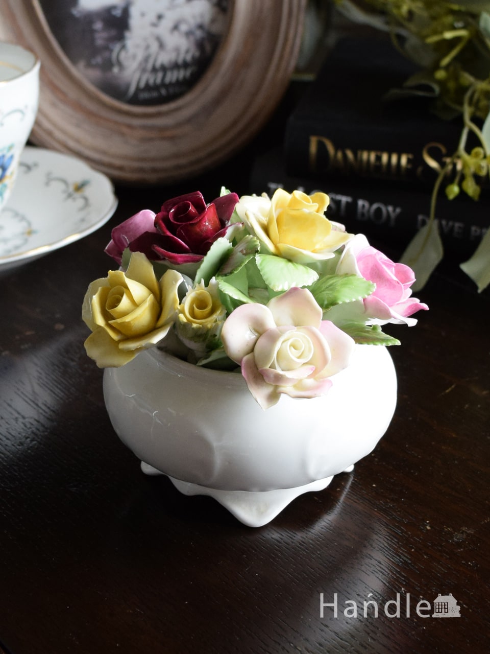 英国のアンティーク陶花、ロイヤルアダレイ（Adderley）窯の美しい