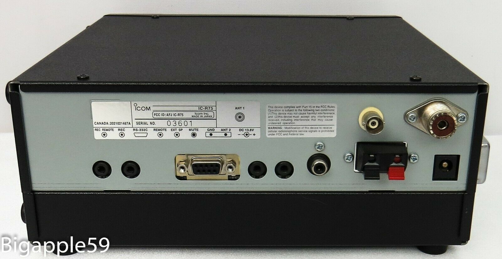 Icom IC-R75 Mini Review - John's Tech Blog