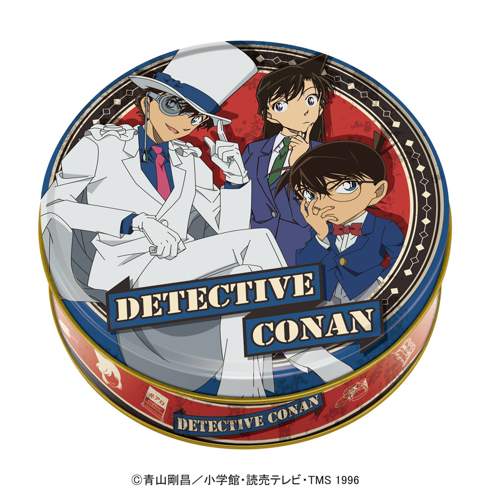 名探偵コナンラウンドチョコ缶 - 株式会社ハート